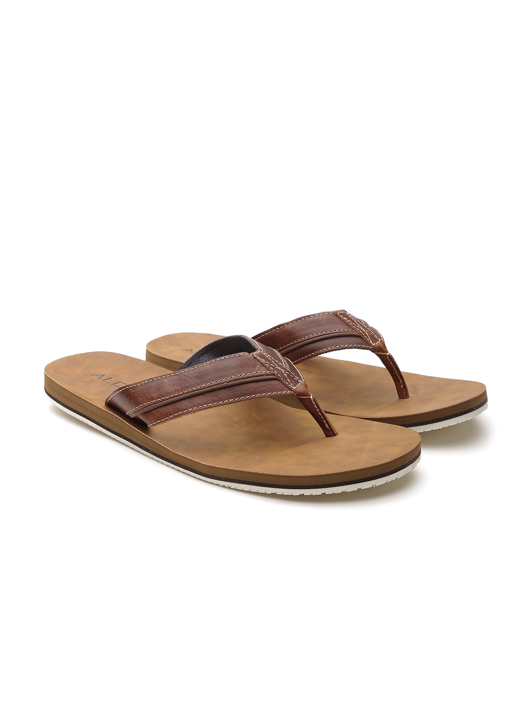 Buy Aldo Men Brown Leather Sandals Sandals For Men 1949104 Myntra