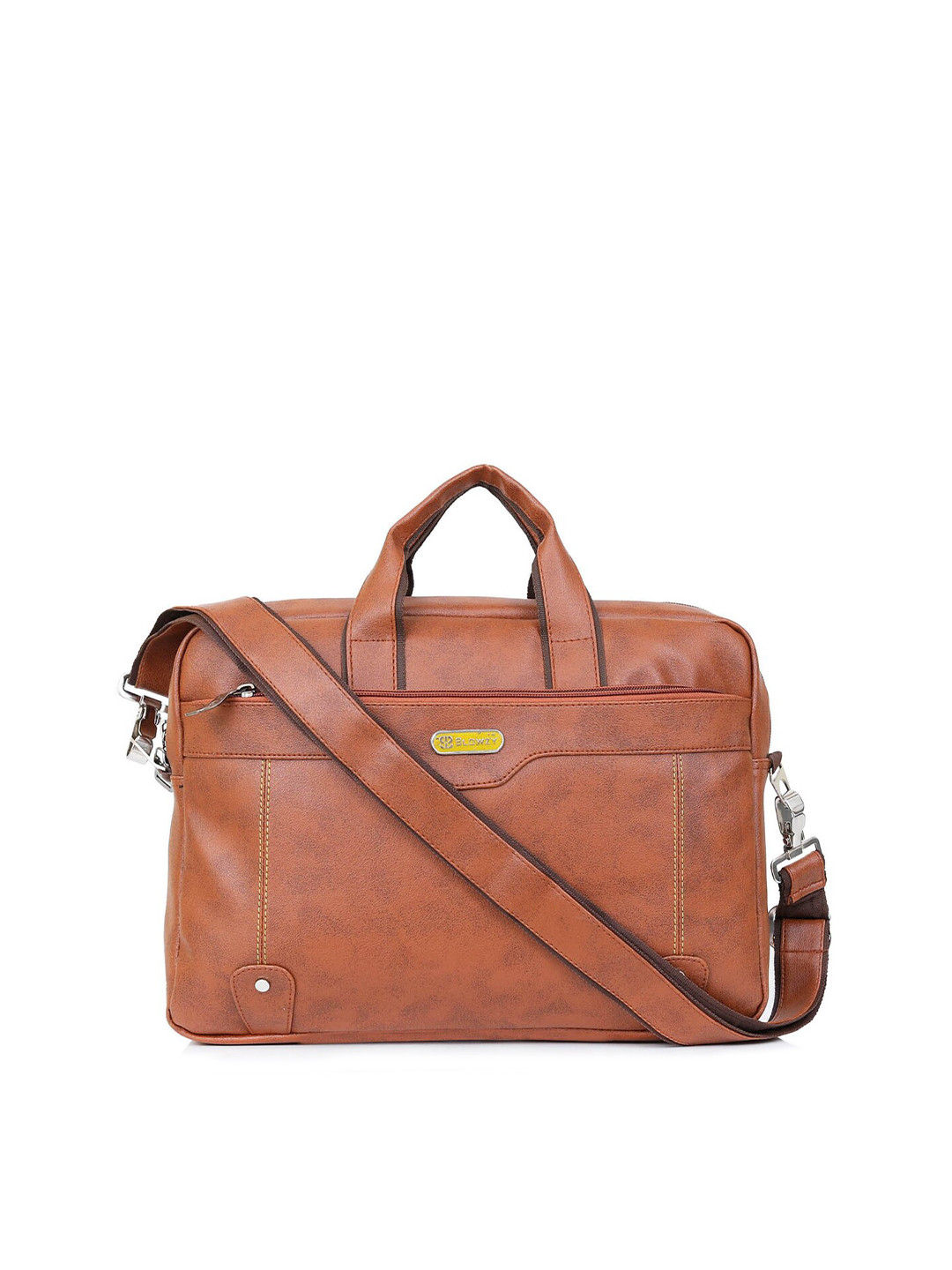 Buy Blowzy Bags Unisex Tan Laptop Messenger Bag Messenger Bag for