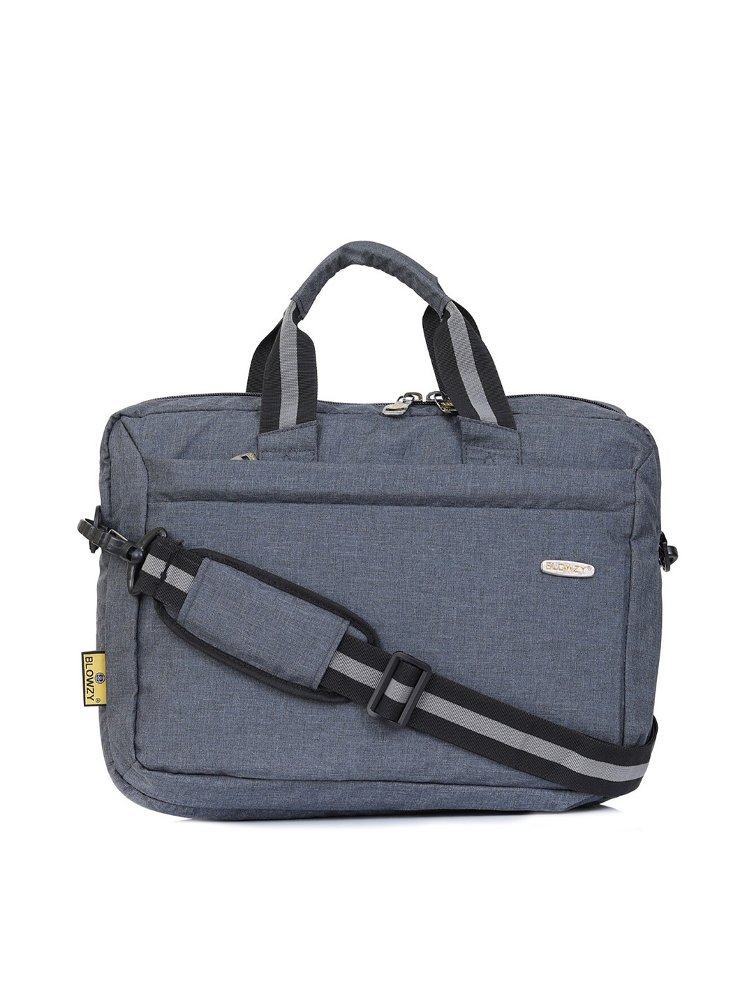 Buy Blowzy Bags Unisex Grey & Black Messenger Bag Messenger Bag for
