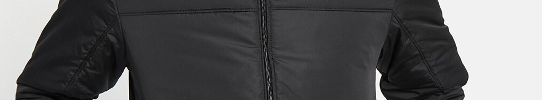 Buy METTLE Men Black Padded Jacket - Jackets for Men 19498394 | Myntra