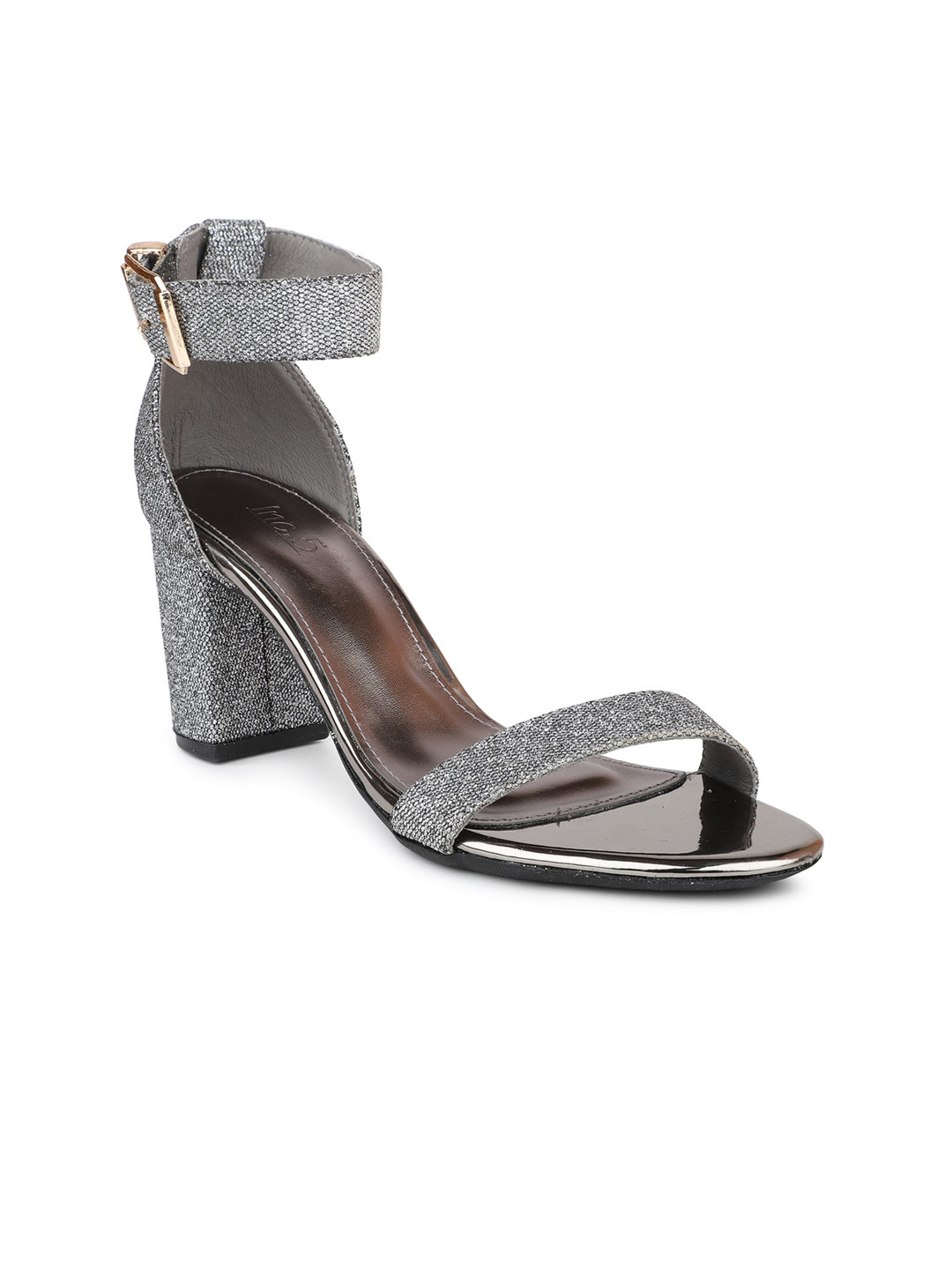 Buy Inc 5 Gunmetal Toned Party Block Pumps Heels Heels for Women