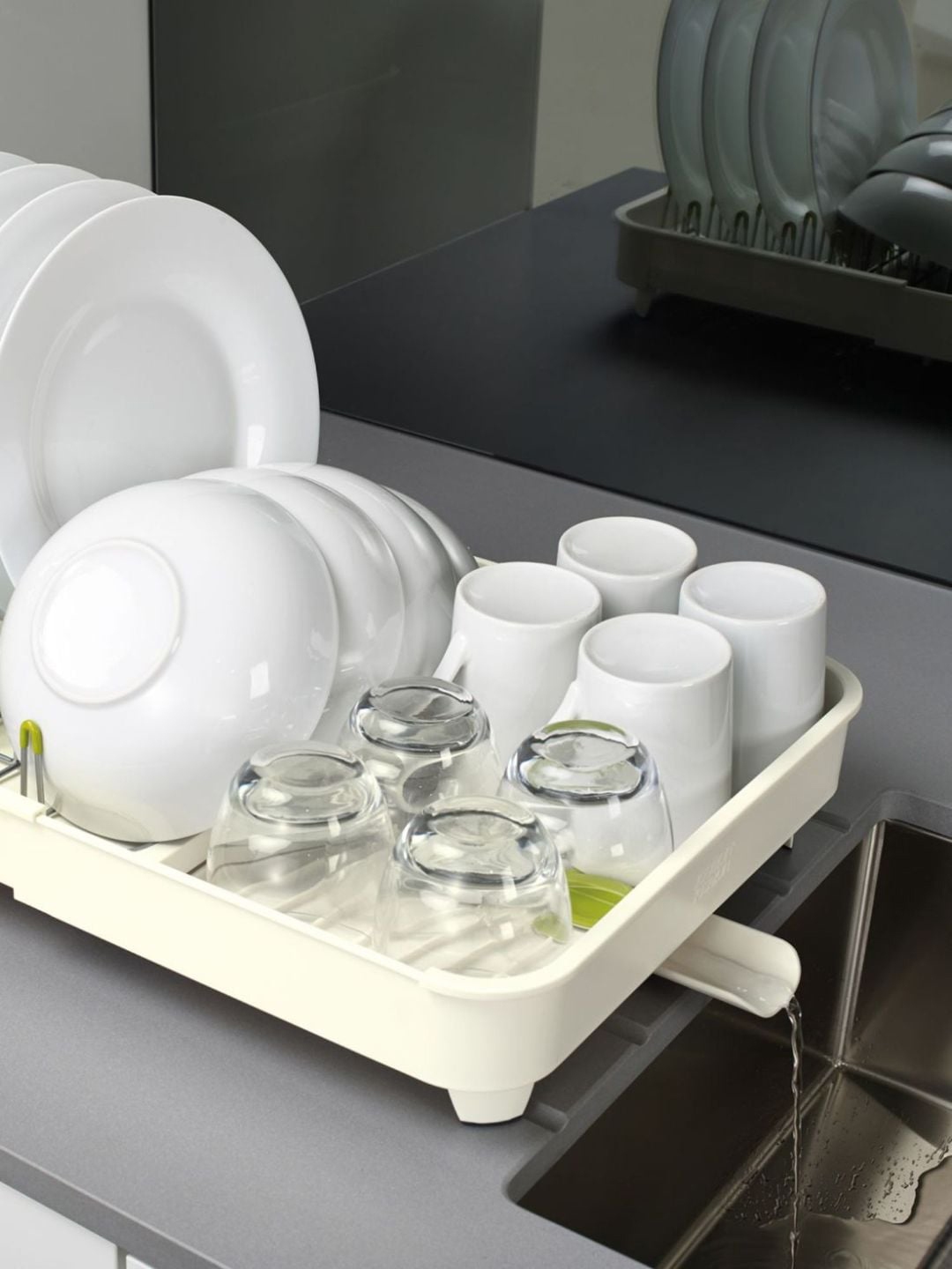 Buy Joseph Joseph White Solid Expandable Dish Rack Dish Rack for
