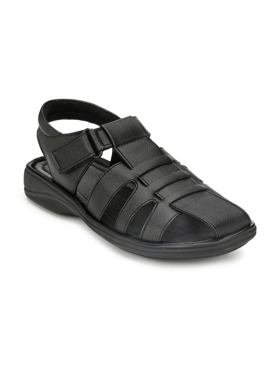 black roman sandals