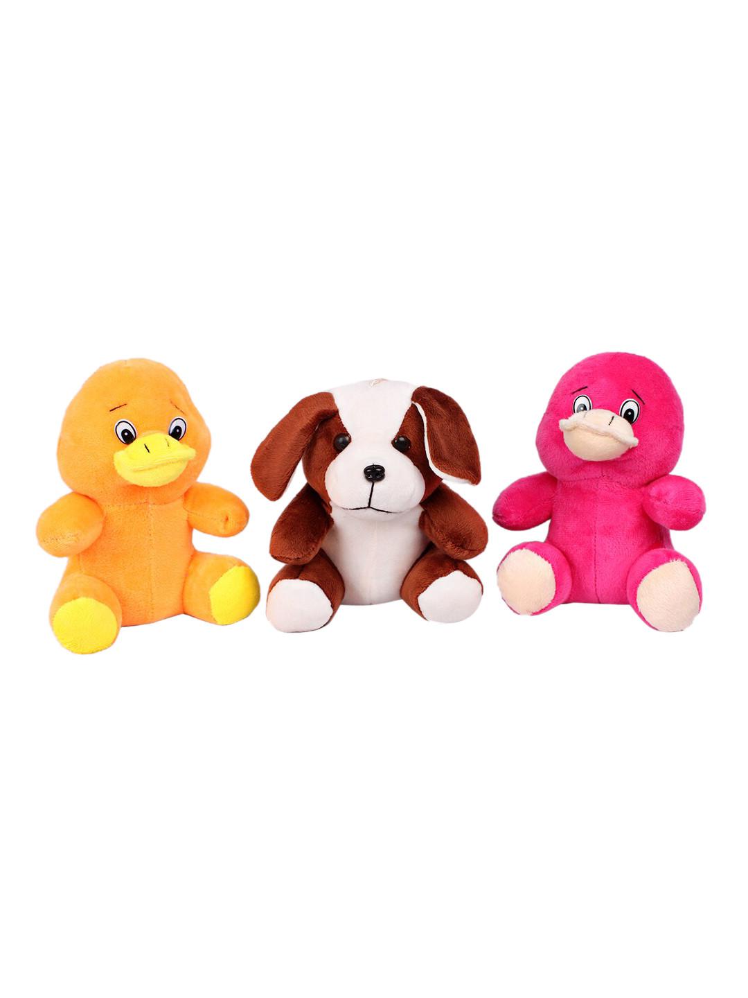 Buy DukieKooky Kids Pack Of 3 Solid Animals Soft Toy Soft Toys And
