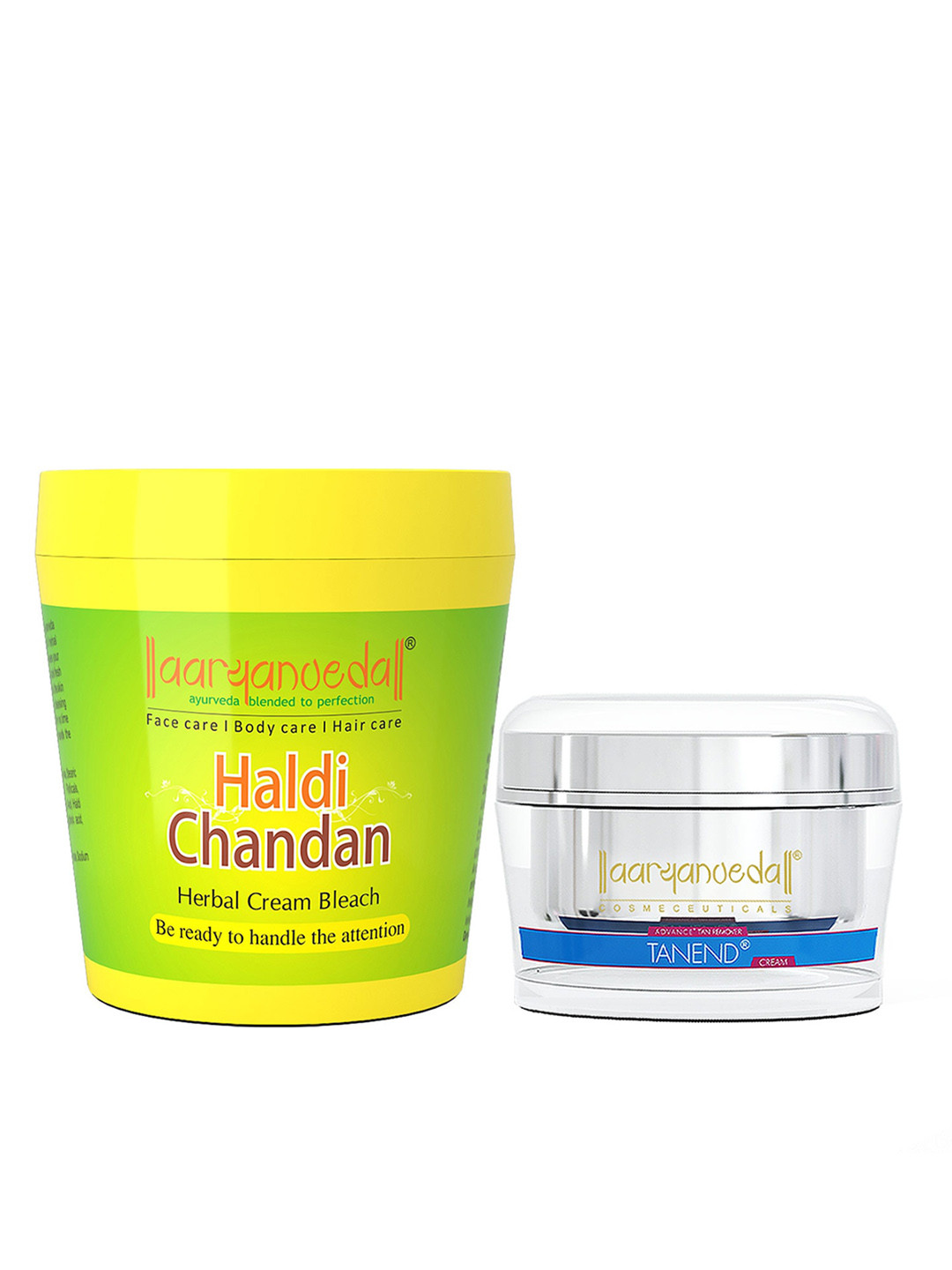 Buy Aryanveda Haldi Chandan Bleach Cream 250g With Tanend Advance Tan