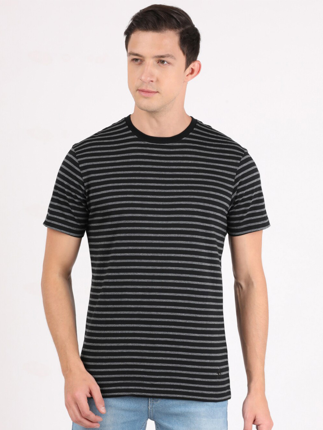 Buy Jockey Men Black Striped T Shirt - Tshirts for Men 19534866 | Myntra
