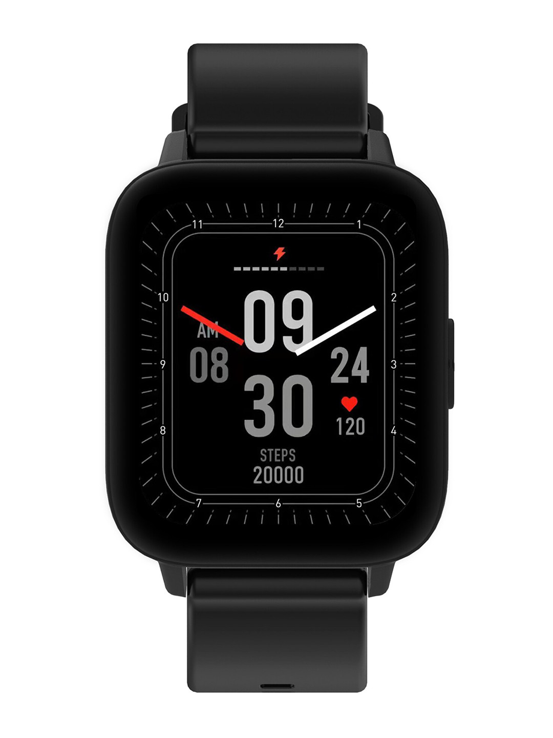 Buy Minix Black Solid Voice 1.69 Inch Bluetooth Calling Smart Watches