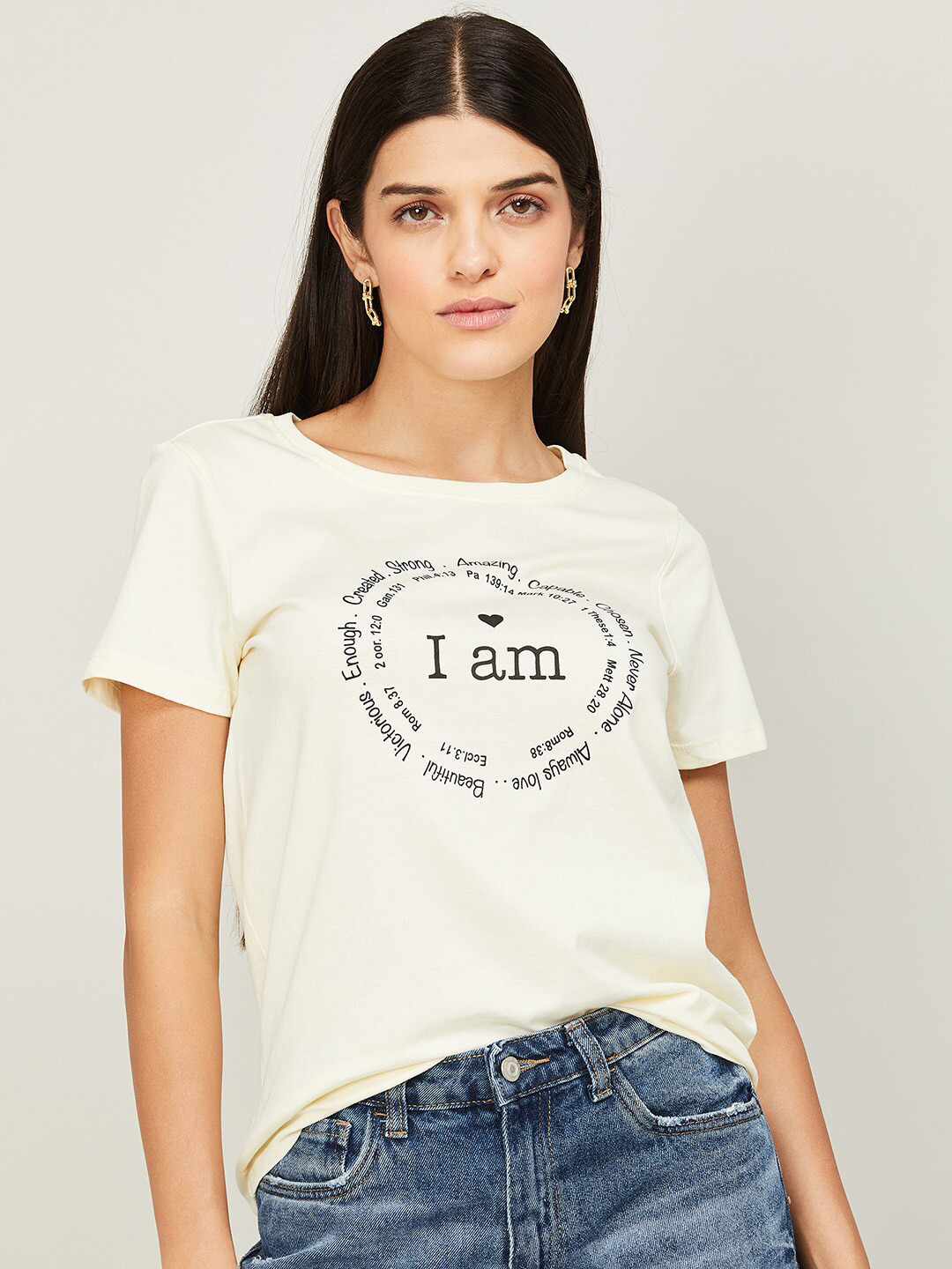 fame woven top