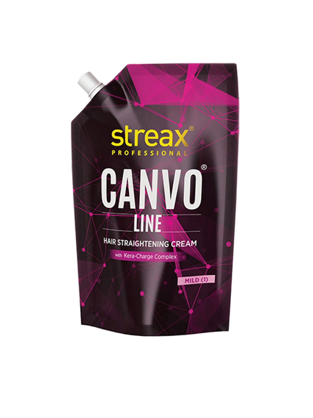Buy Streax Professional Canvoline Hair Straightening Cream With Kera Charge 500 G Mild Hair