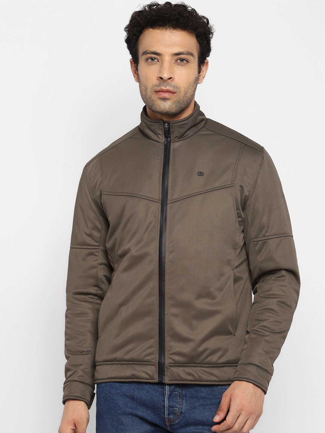 Buy Red Chief Men Olive Green Solid Padded Jacket Jackets for Men