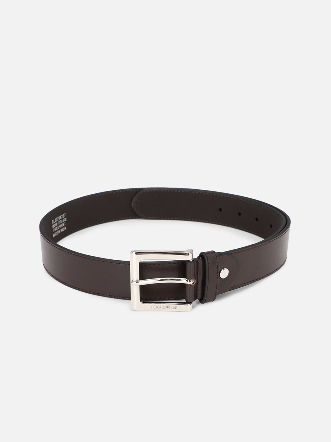 Buy Peter England Men Brown Leather Belt Belts for Men 19562158 Myntra