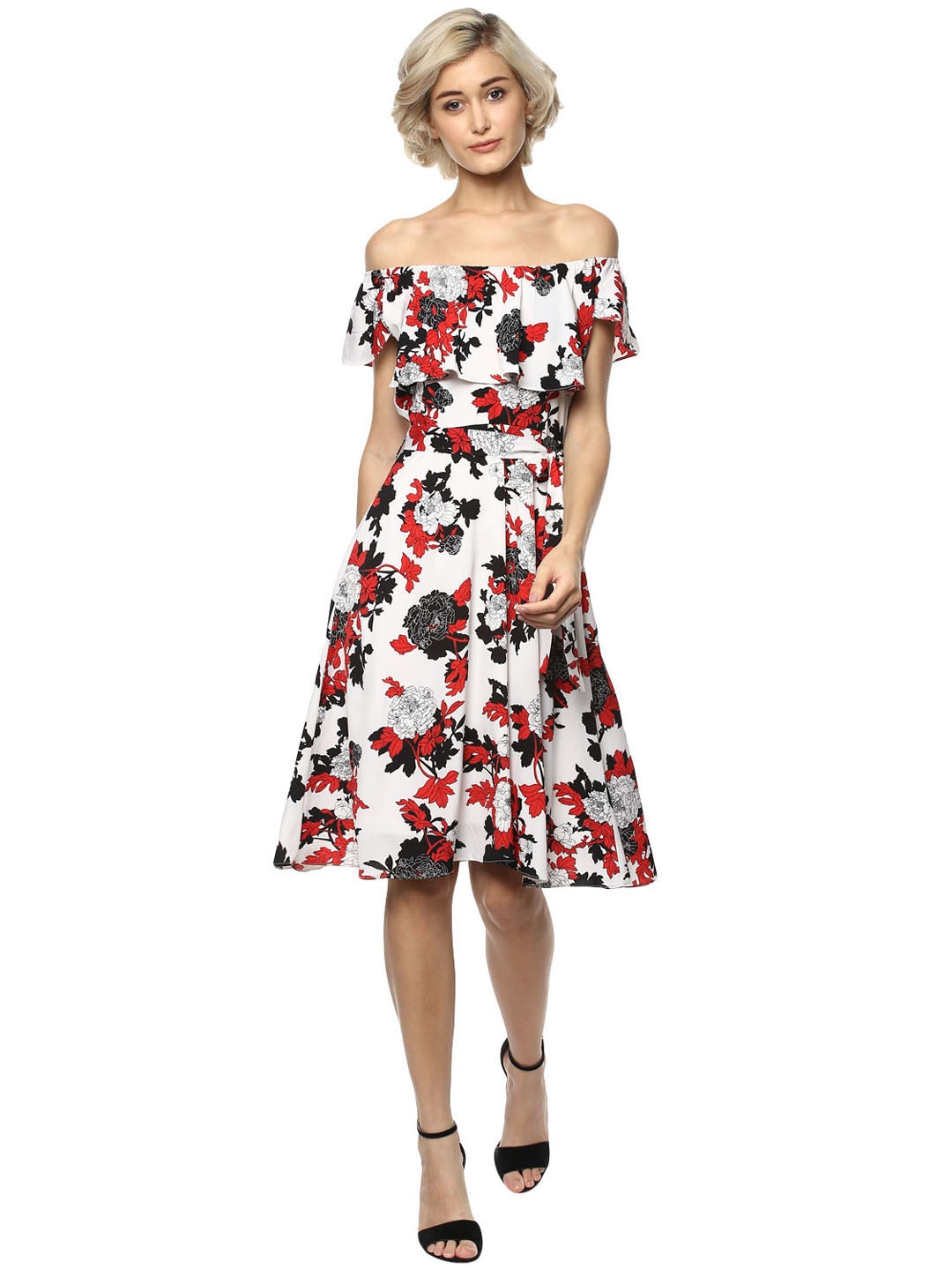 jacquard dress midi