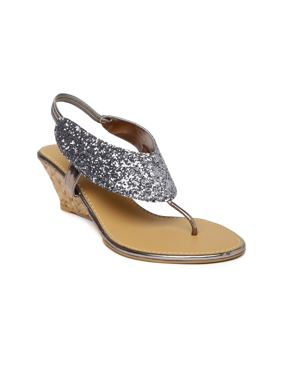 Buy Inc 5 Women Gunmetal Toned Sandals Heels for Women 1956949 Myntra