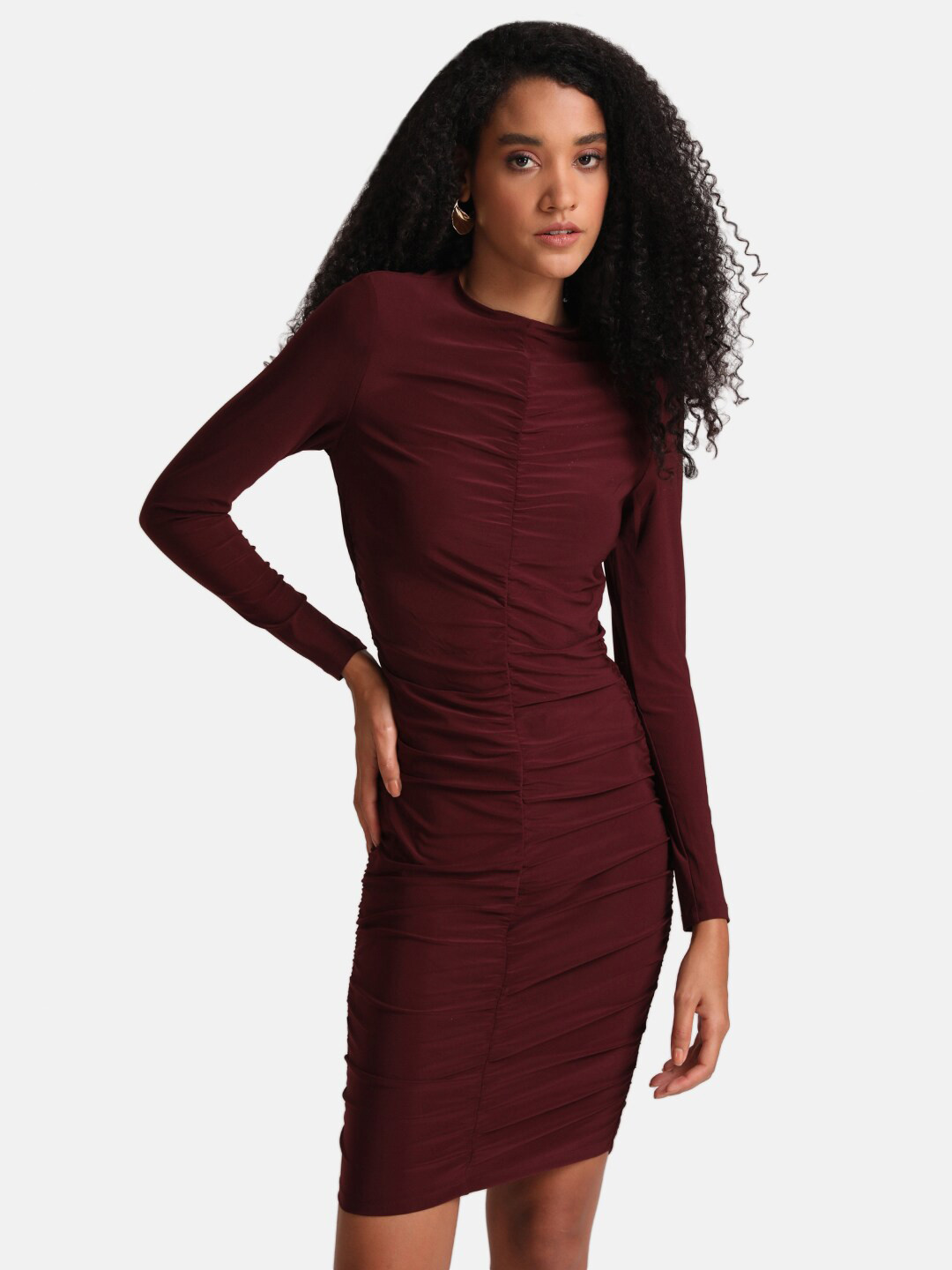 Buy Kazo Women Maroon Bodycon Dress Dresses for Women 19571544 Myntra