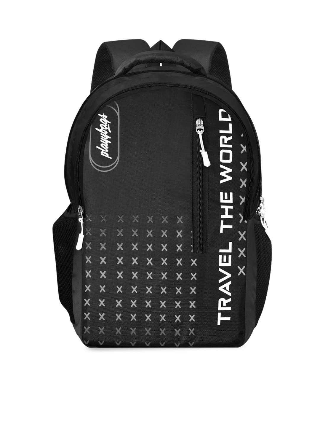 Buy PLAYYBAGS Unisex Black & White Backpack Backpacks for Unisex