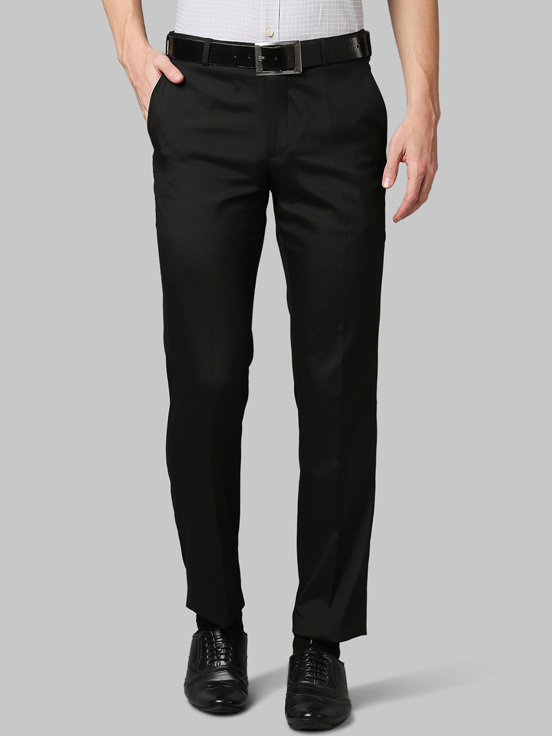 Buy Park Avenue Men Black Trousers Trousers for Men 19572118 Myntra