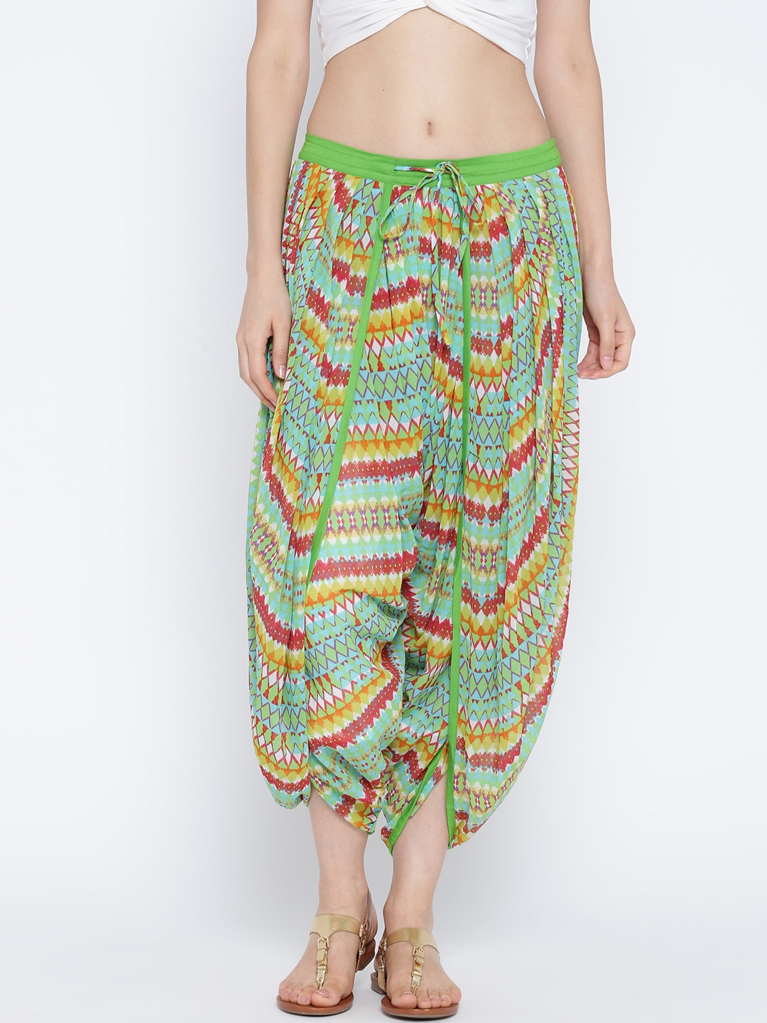 printed dhoti pants for ladies