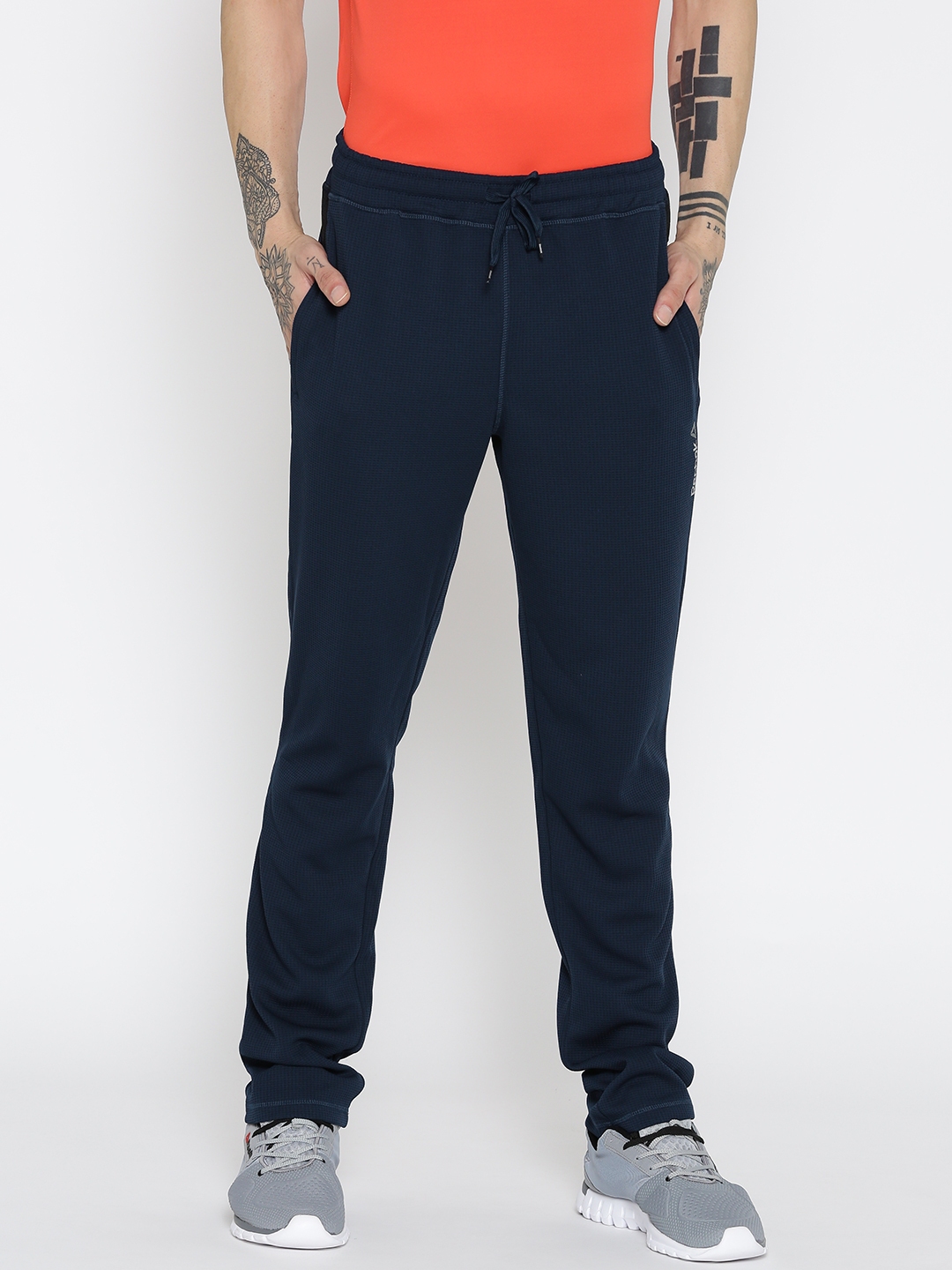 patterned track pants