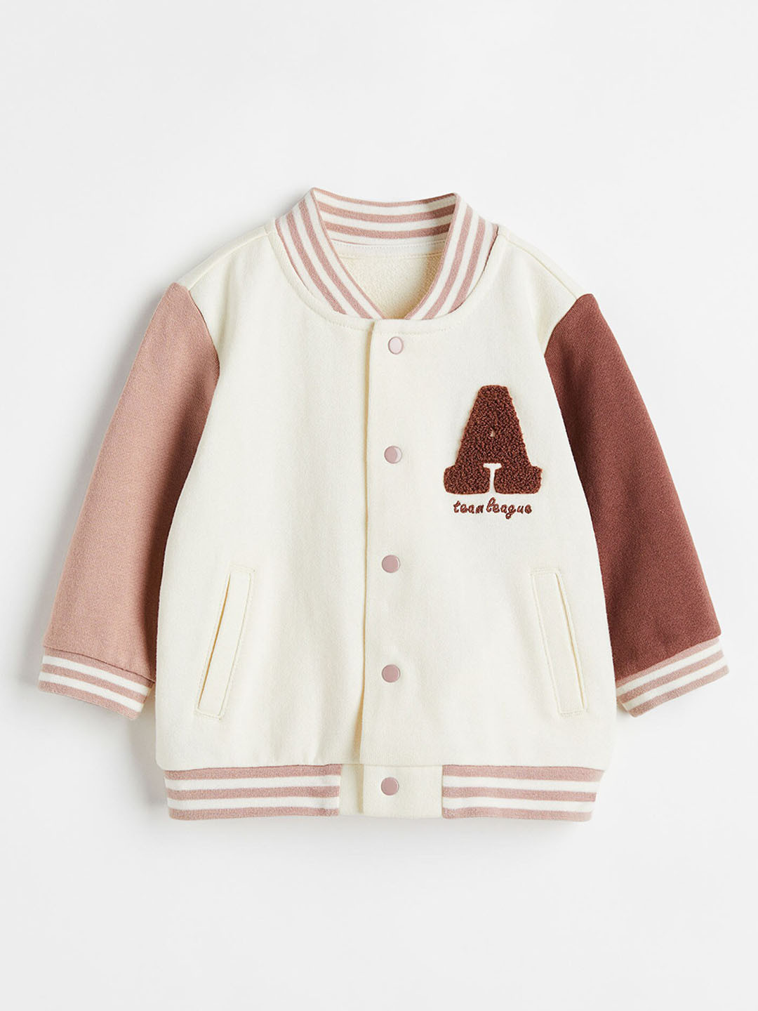 Buy H&M Boys White Cotton Baseball Jacket Jackets for Boys 19594002