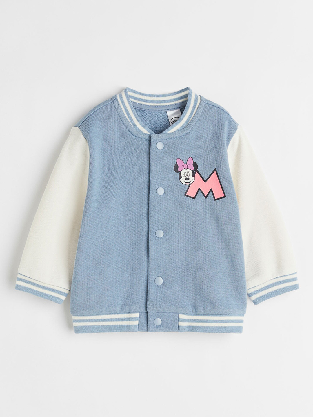 Buy H&M Girls Blue Printed Baseball Jacket Jackets for Girls 19594014 Myntra