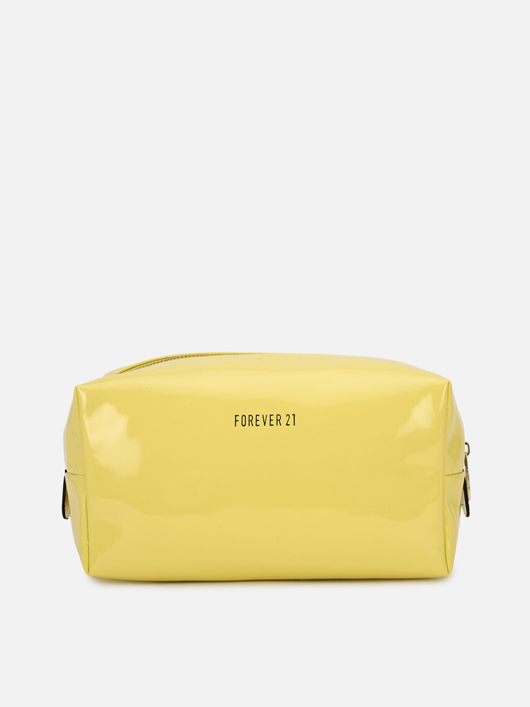 Buy FOREVER 21 Yellow Structured Handheld Bag With Bow Detail