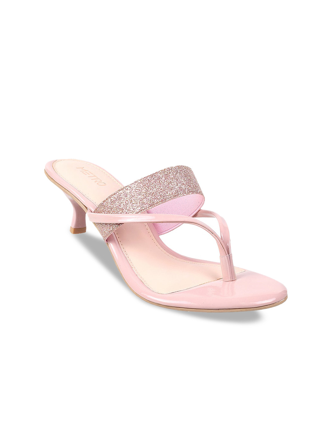 bright pink kitten heels