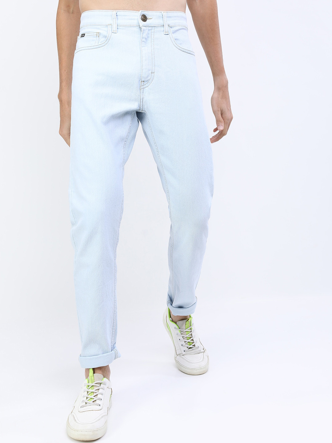 Buy HIGHLANDER Men Blue Tapered Fit Stretchable Jeans - Jeans for Men ...