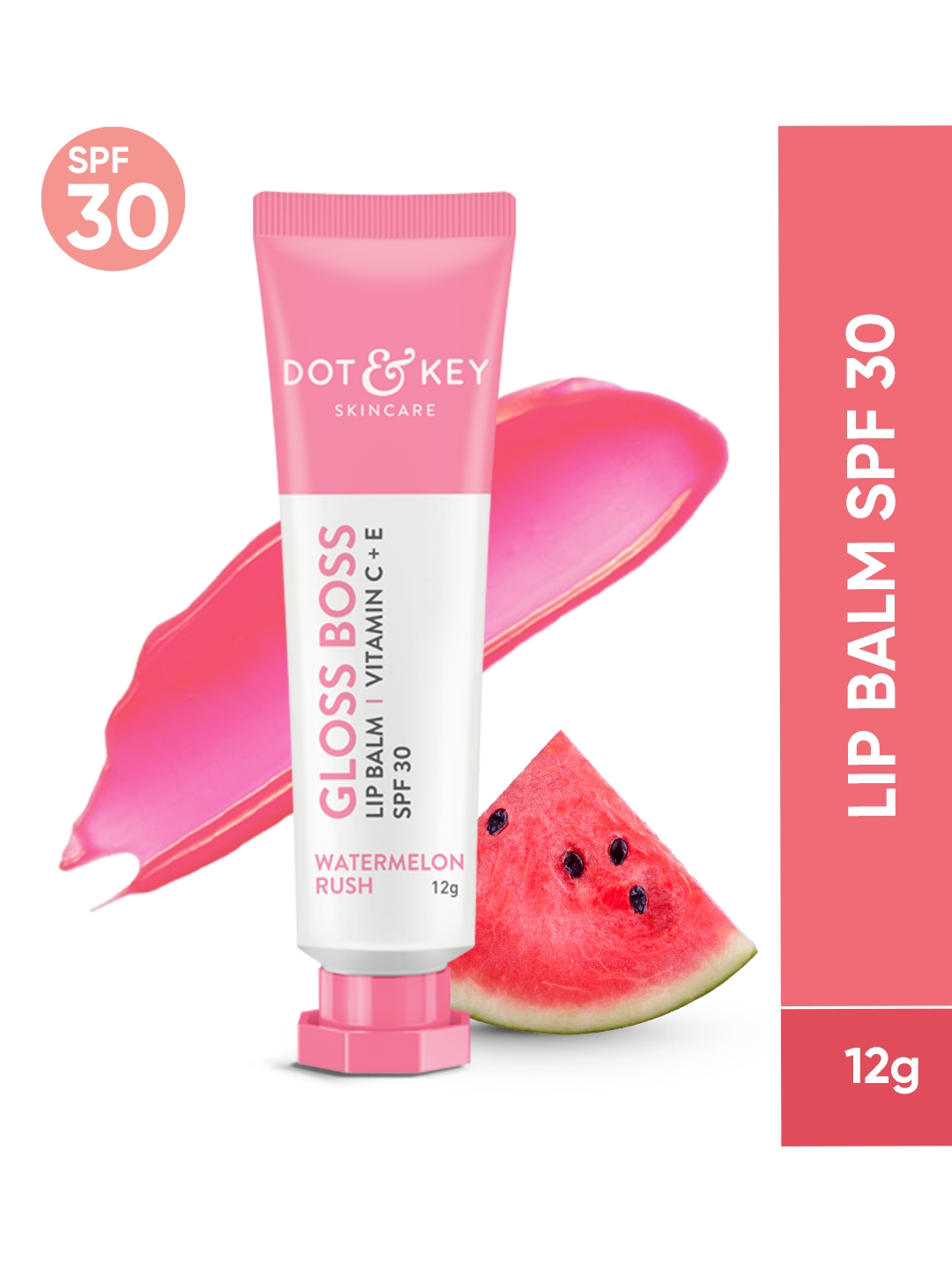 Buy Dot And Key Gloss Boss Tinted Lip Balm Spf 30 With Vitamin C E 12g