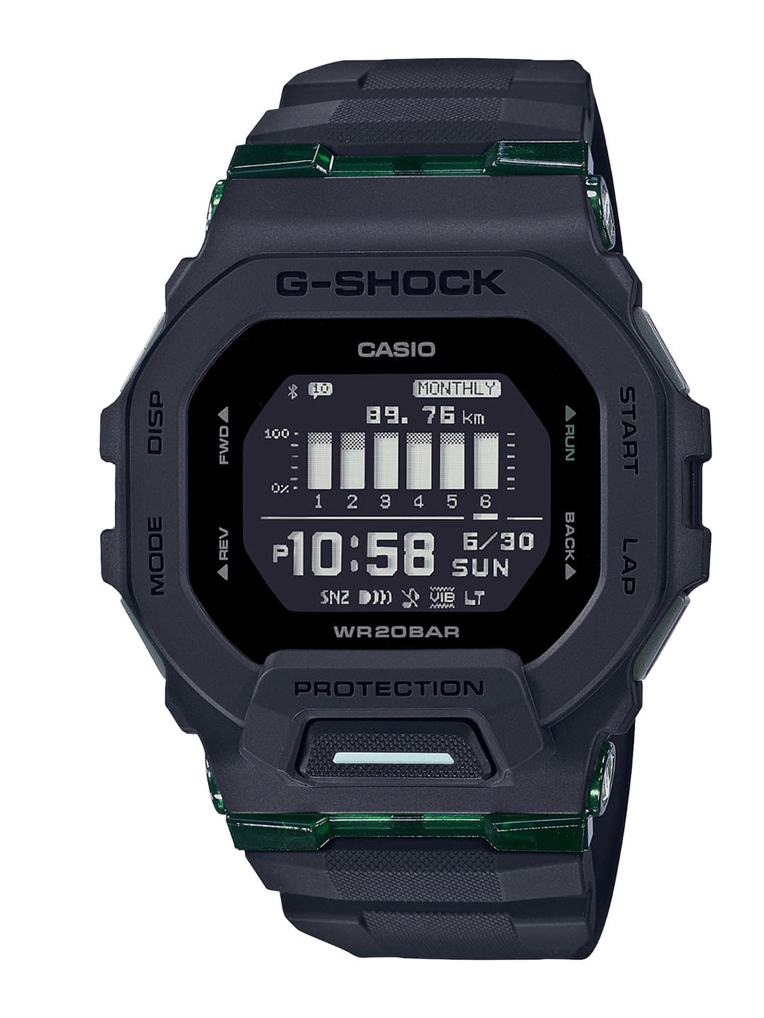 Buy CASIO Men G Shock GBD 200UU 1DR Digital Dial Black Resin Strap Watch G1247 Watches for Men