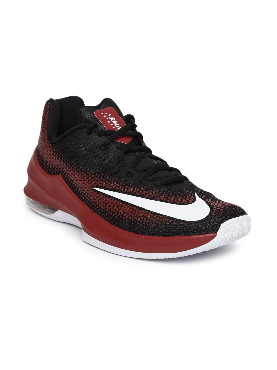 maroon and white nike basketball shoes