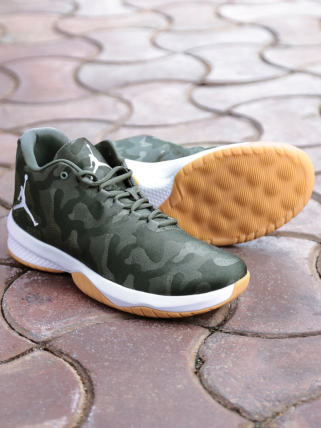 Buy Nike Men Olive Green JORDAN B. FLY Basketball Shoes - Sports Shoes for Men 1962966 | Myntra