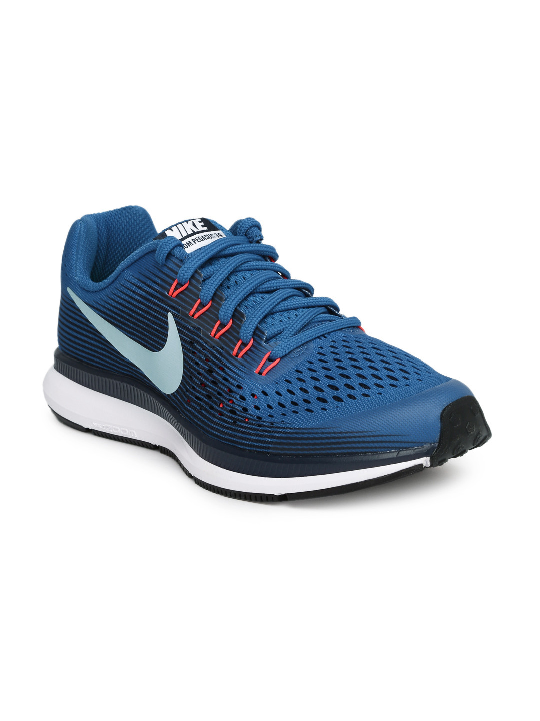 Buy Nike Boys Blue ZOOM PEGASUS 34 (GS) Running Shoes - Sports Shoes ...