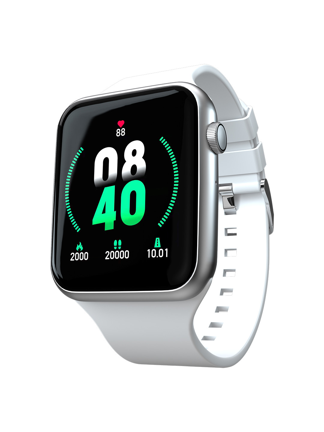 Buy Fire Boltt Unisex Grey Ring Bluetooth Calling Smartwatch With SpO2