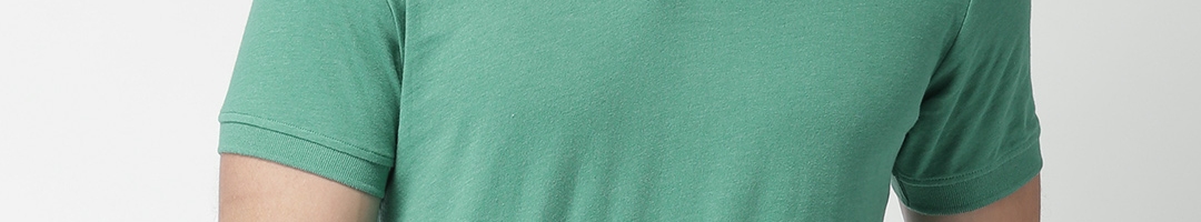 Buy Aeropostale Men Green Solid Polo Collar T Shirt - Tshirts for Men ...