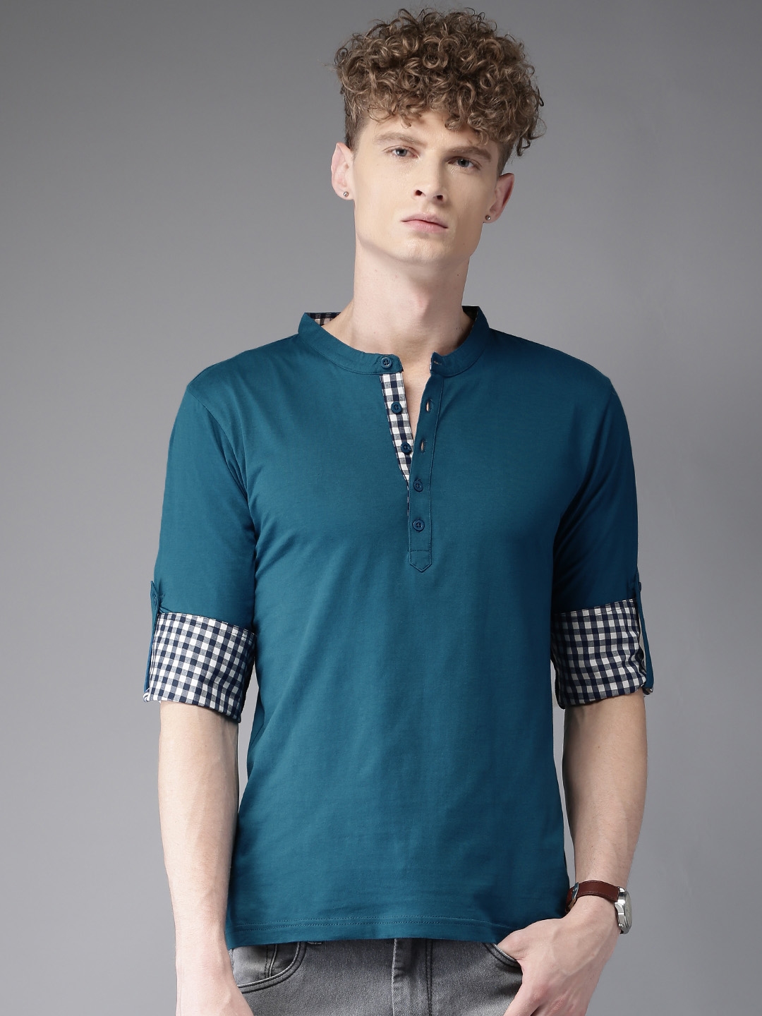 myntra mens collar t shirt