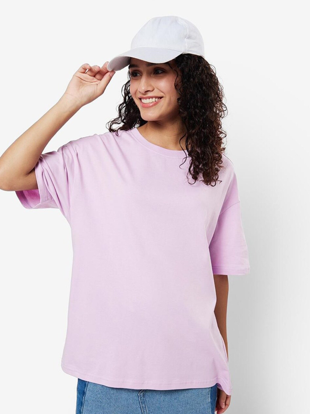 Purple Bagheecha Cotton Oversized Shirt main image 1