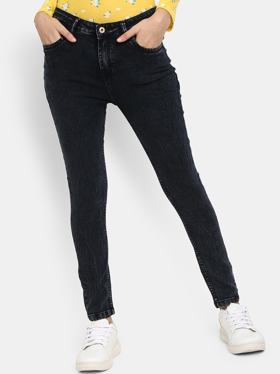 Buy V Mart Women Black Classic Slim Fit Jeans Jeans for Women