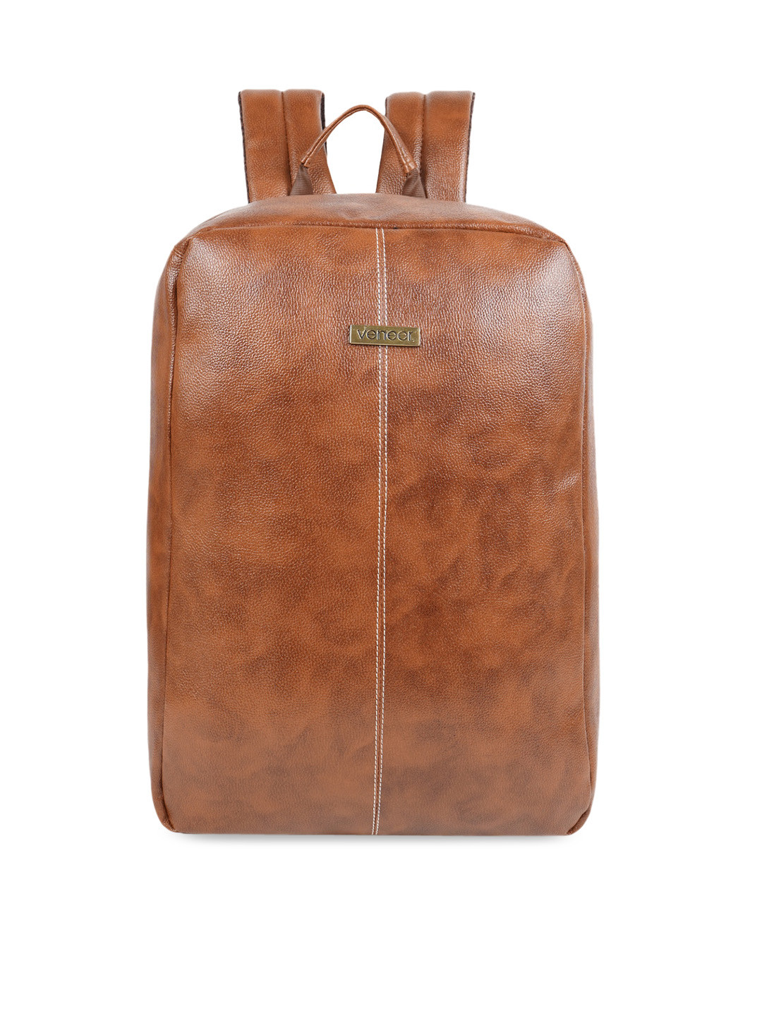 Buy Veneer Unisex Tan Backpack With Anti Theft Backpacks for Unisex