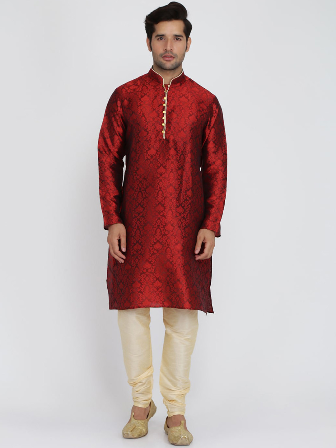 Buy ROYAL KURTA Men Maroon Kurta Kurtas for Men 19650954 Myntra