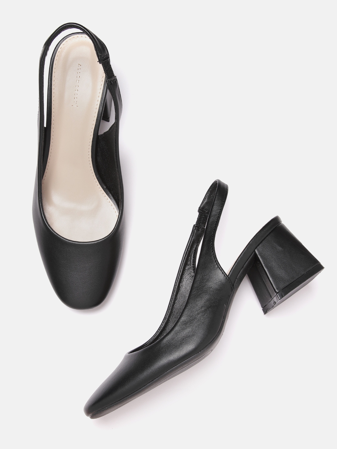 Buy Allen Solly Black Solid Block Heels - Heels for Women 19652226 | Myntra