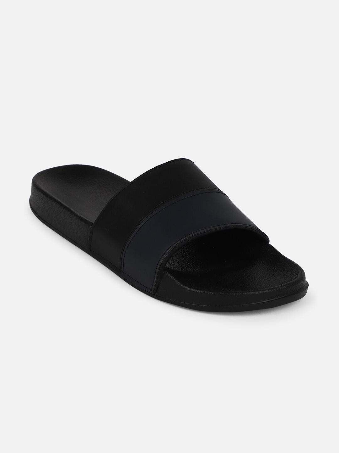 Buy Hummel Men Black Solid Slider Flip Flop - Flip Flops for Men ...