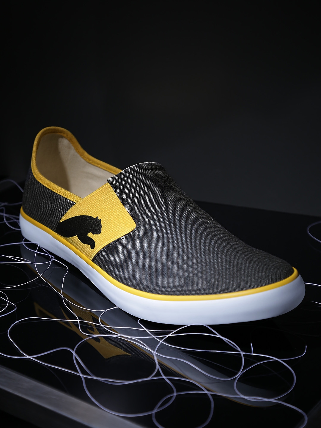 puma lazy slip on womens