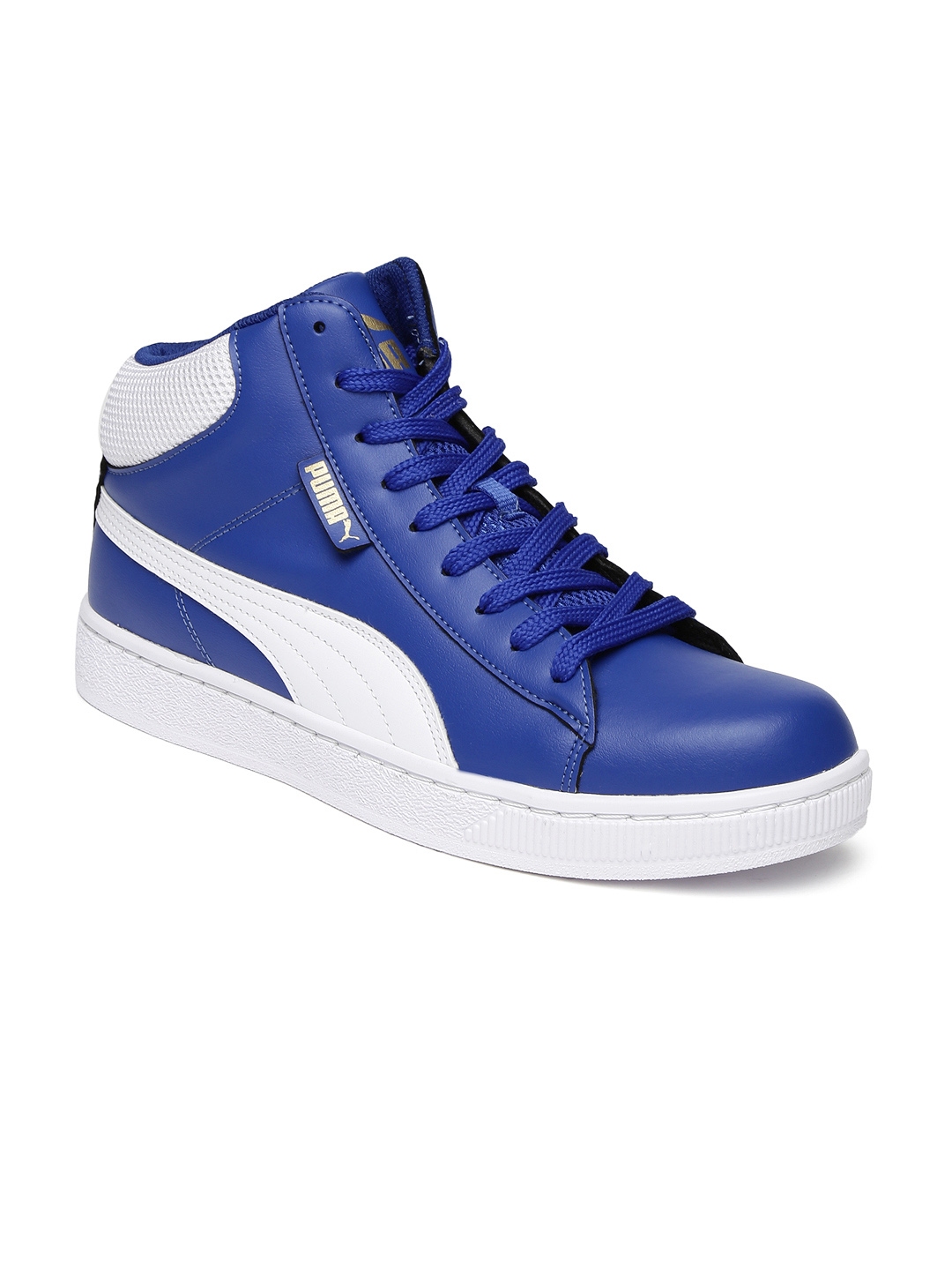 Buy Puma Men Blue 1948 Mid DP Mid Top Sneakers - Casual Shoes for Men ...