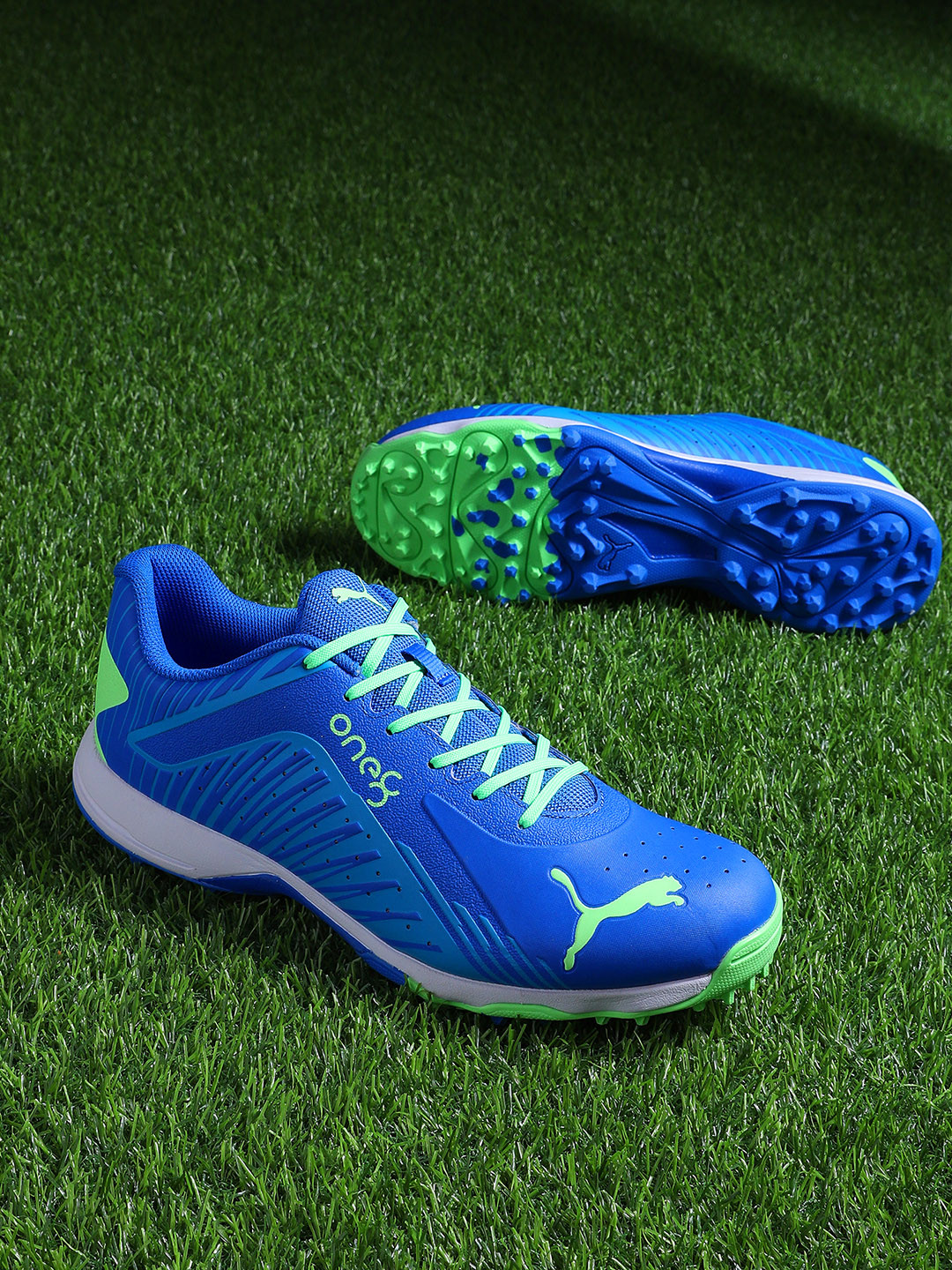 Buy Puma Men Blue 22 FH Rubber Cricket Shoes Sports Shoes for Men