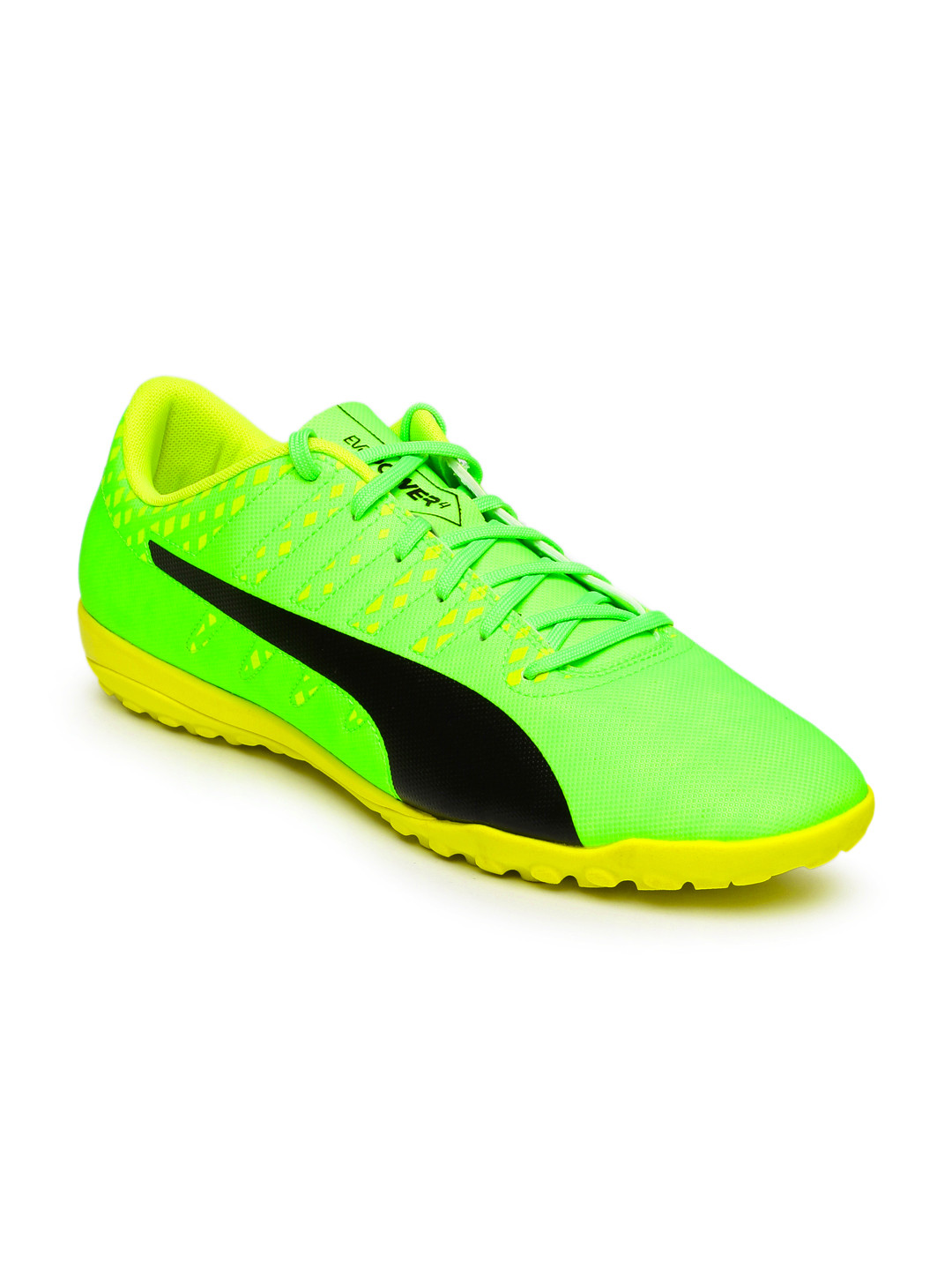 puma neon green shoes