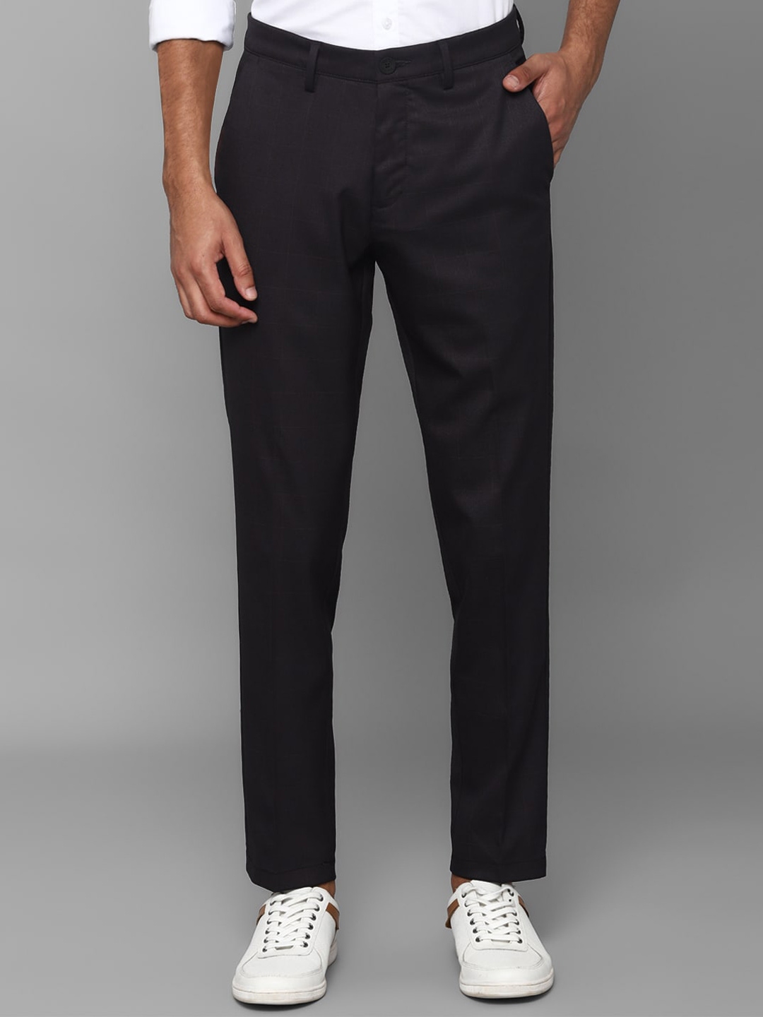 Buy Allen Solly Men Black Slim Fit Trouser - Trousers for Men 19662930 ...
