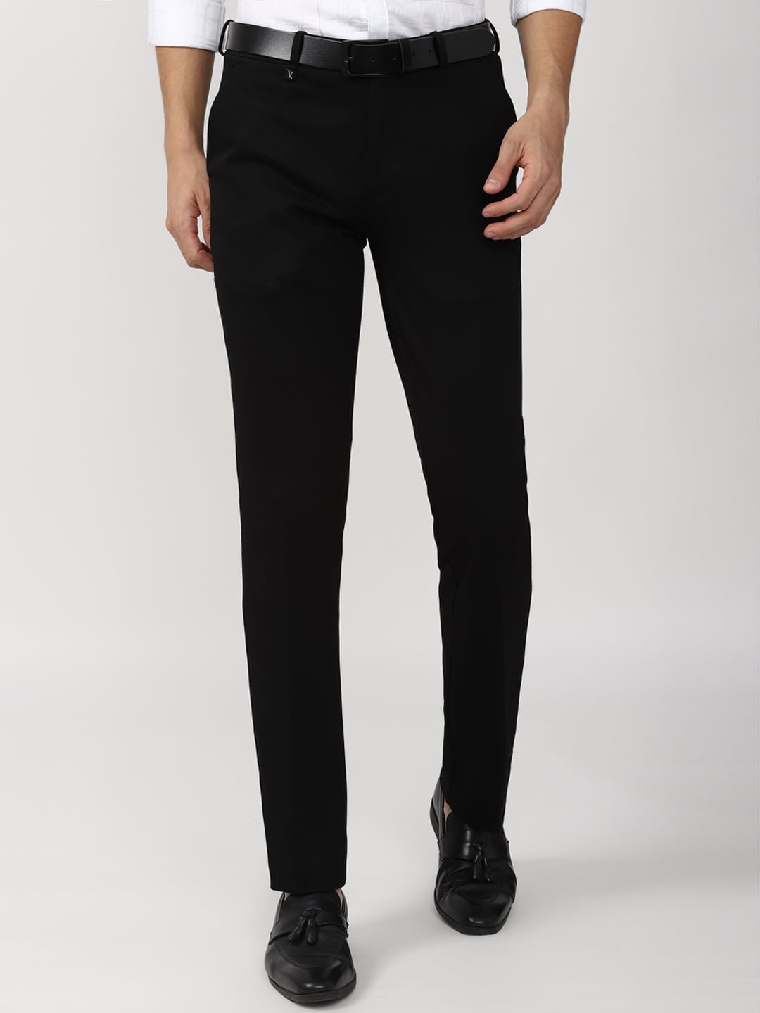 Buy V Dot Men Black Skinny Fit Casual Trouser Trousers for Men
