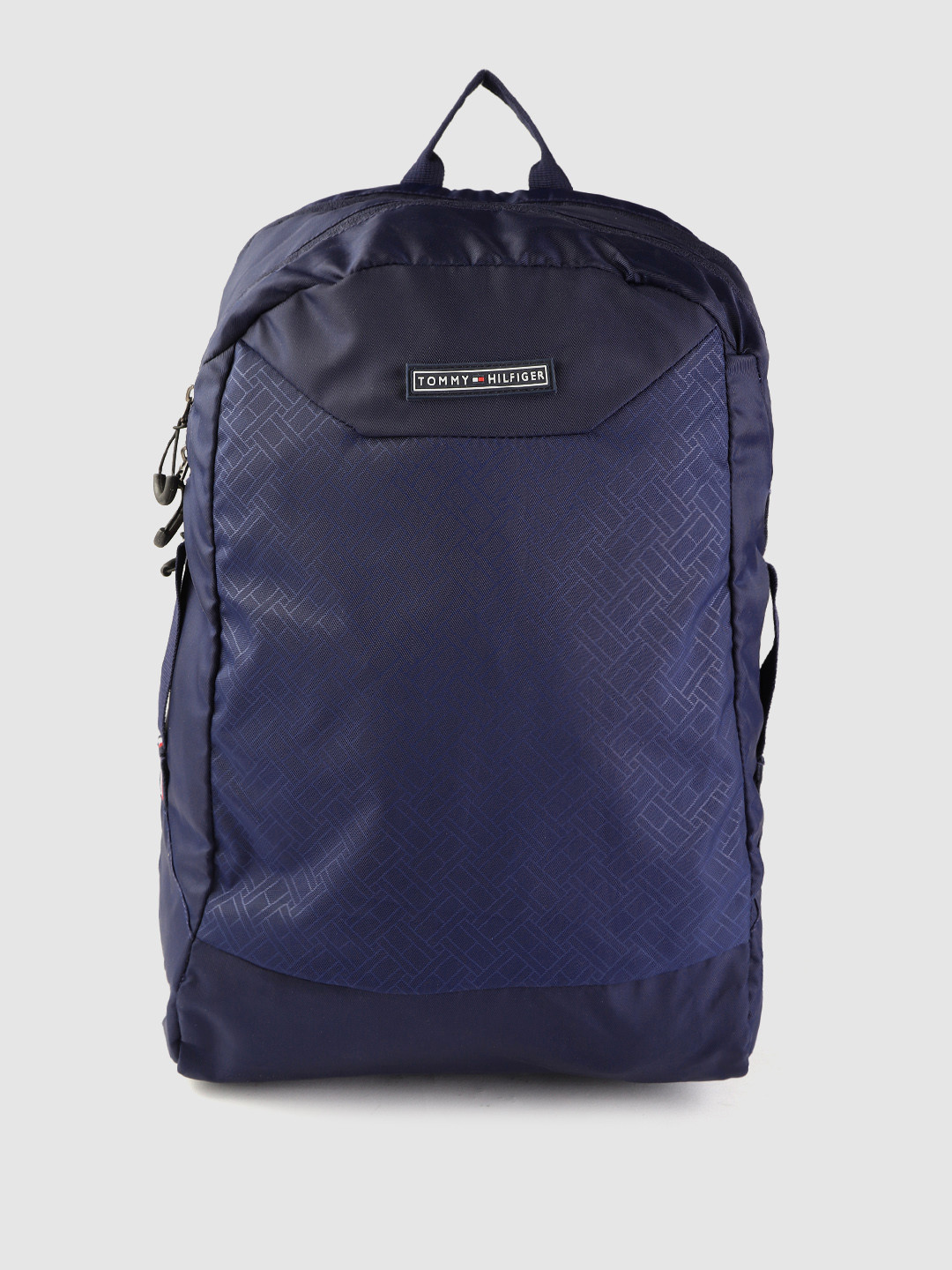 Buy Tommy Hilfiger Unisex Navy Blue Solid Backpack 17.8 Litres