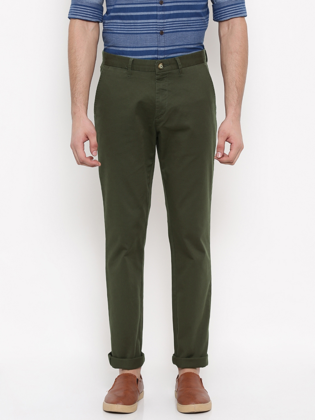 slacks and a polo