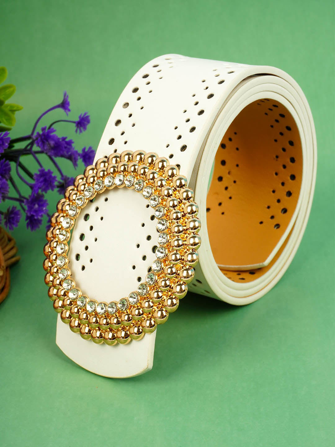 Buy Ferosh Women White Belts Belts for Women 19685544 Myntra